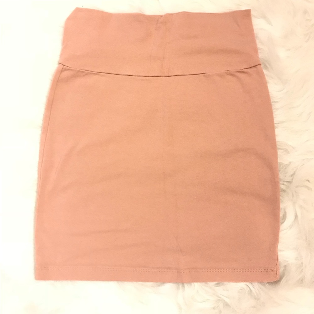 Pink Mini Bodycon Skirt